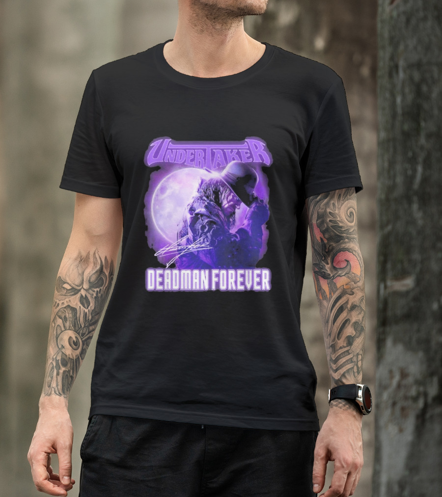 Undertaker Deadman Forever Purple Moon T-Shirt
