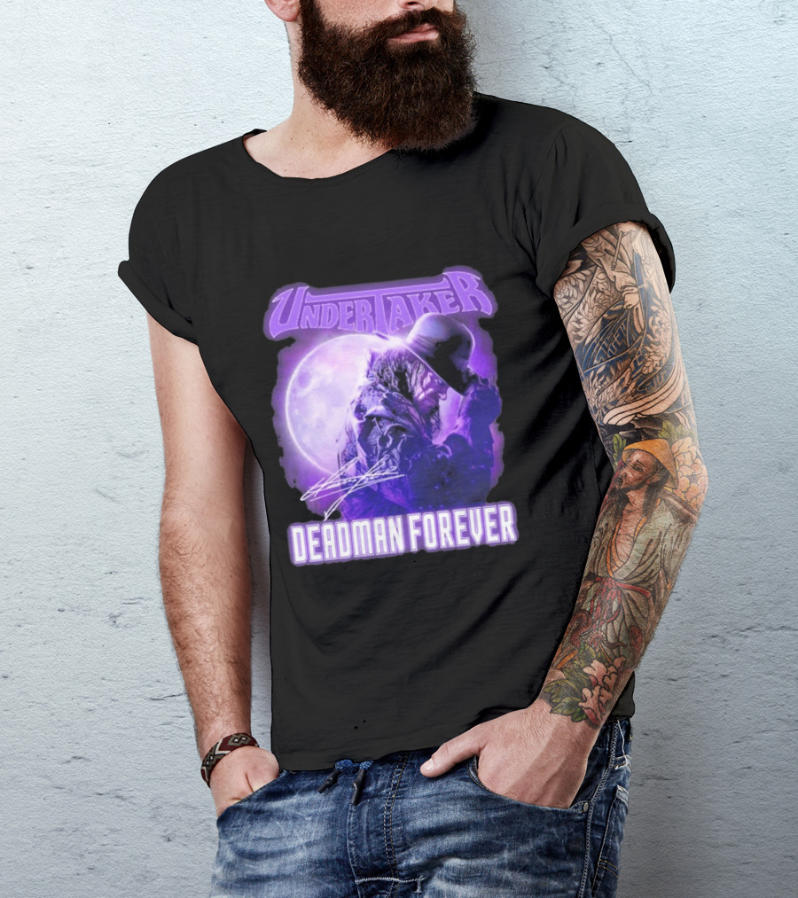 Undertaker Deadman Forever Purple Moon T-Shirt
