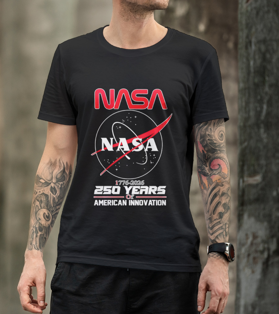 NASA 1776 2026 250 Years Of American Innovation T-Shirt