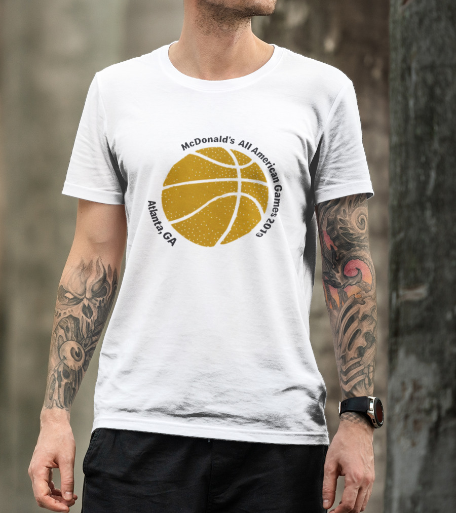 Atlanta GA McDonald's All American Game 2019 Basketball T-Shirt