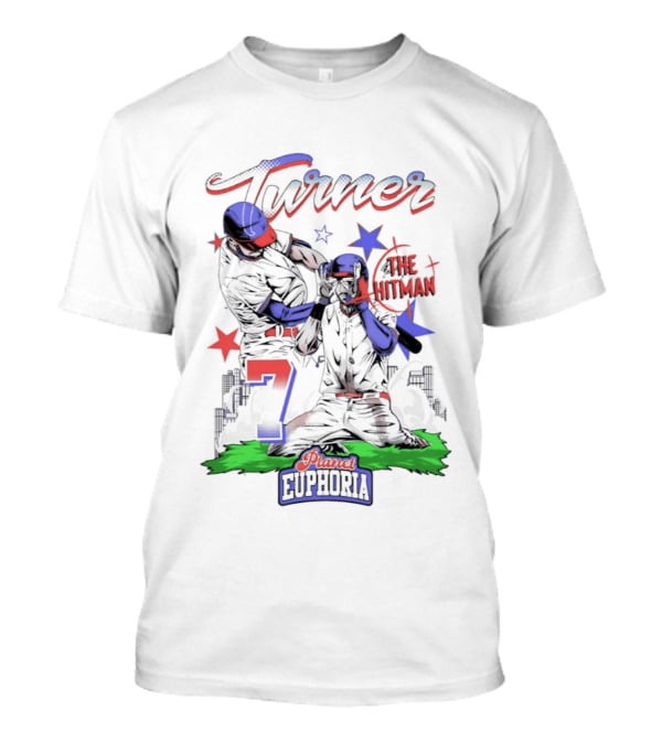 Turner The Hitman Number 7 Phillies Euphoria T-Shirt