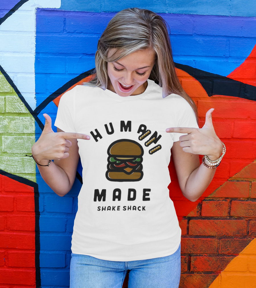 Human Made Shake Shack Hamburger T-Shirt