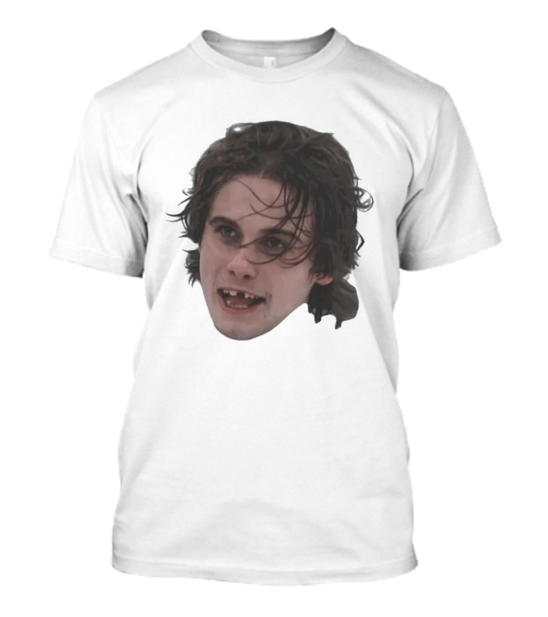 Team USA Jack Hughes Missing Teeth Throwback Face T-Shirt