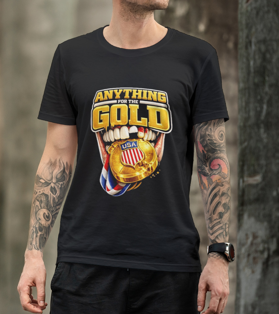 Anything For The Gold USA Medal T-Shirt
