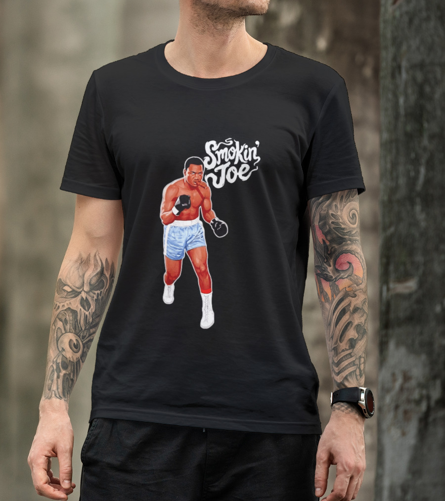 Joe Frazier Smokin' Joe Boxing Legend Historic Fighter T-Shirt