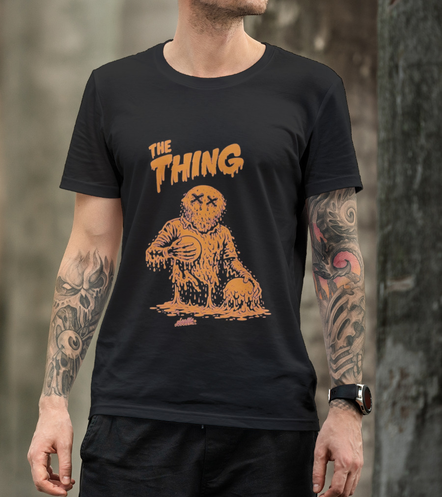 The Thing Creepy Dodgeball Creature Horror T-Shirt