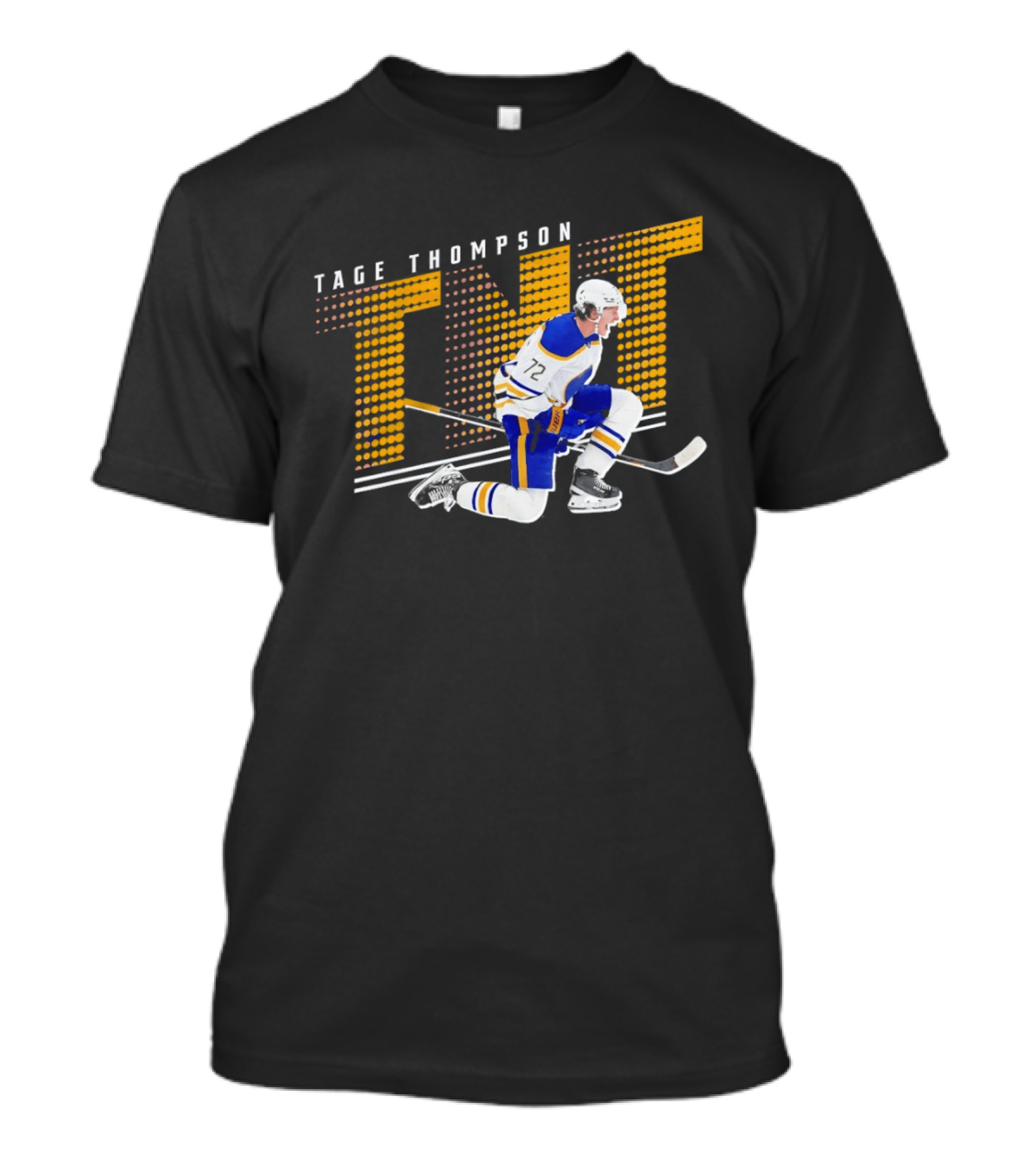 Tage Thompson TNT Buffalo Sabres Hockey Player Action T-Shirt