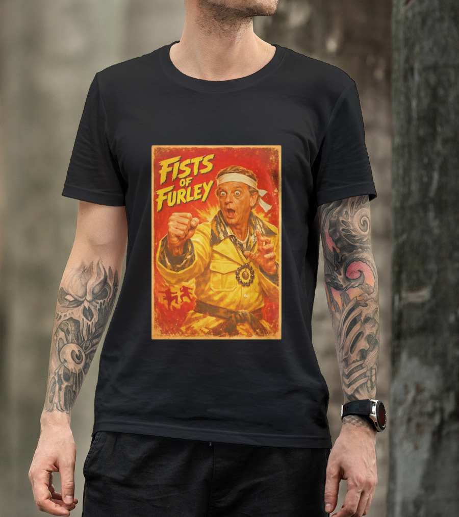 Fists Of Furley Retro Karate Kung Fu Master T-Shirt