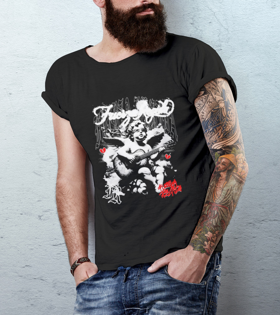 Fuerza Regida Angel Broken Heart Cherub T-Shirt