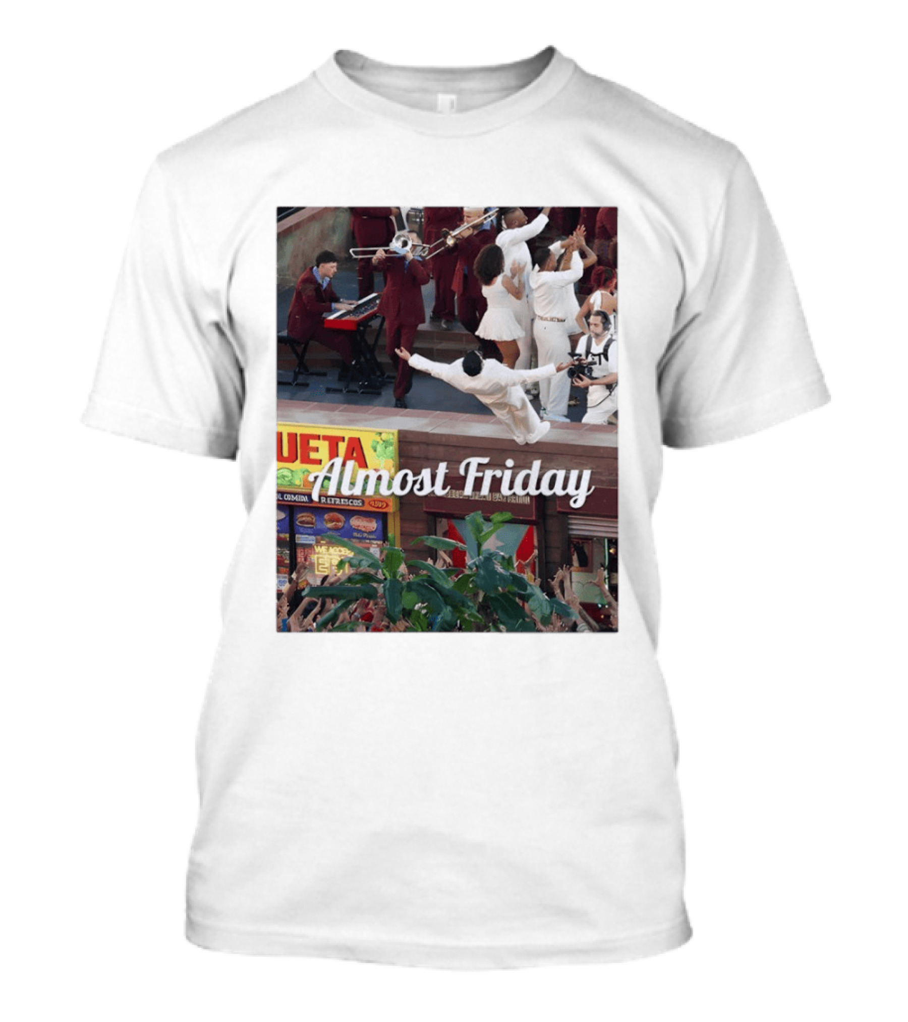 Almost Friday Bad Bunny Un Verano Sin Ti Party Scene T-Shirt