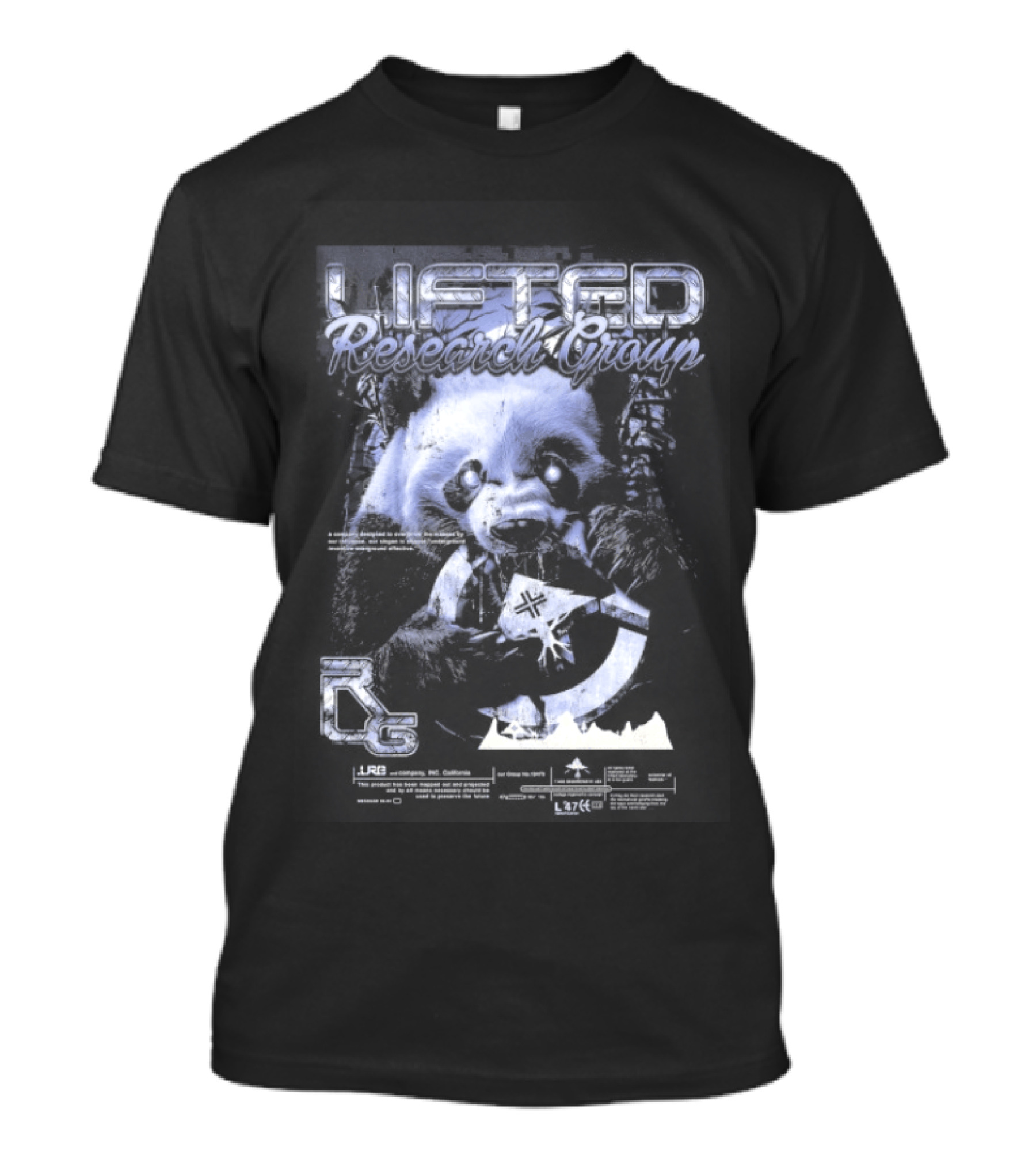 Lifted Research Group Pandamonium Panda Boxer Gloves T-Shirt