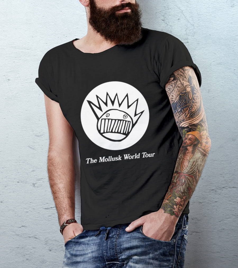 Mollusk World Tour Iconic Logo Ween Band Merchandise T-Shirt