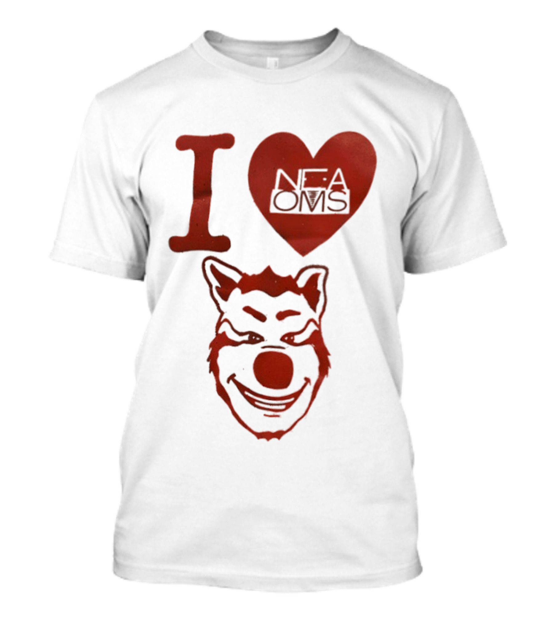 I Love NFAOMS Arkansas State Red Wolves Basketball T-Shirt