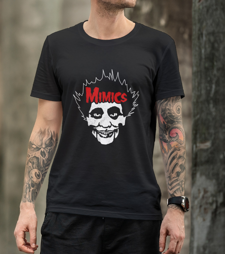 Mimics Fergus Joker Face Wild Hair T-Shirt
