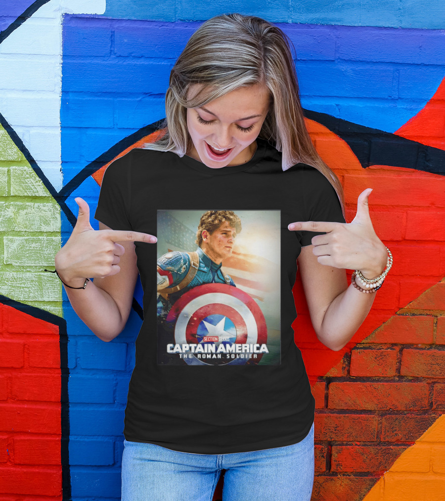 SECTION STUDIOS Captain America The Roman Soldier T-Shirt