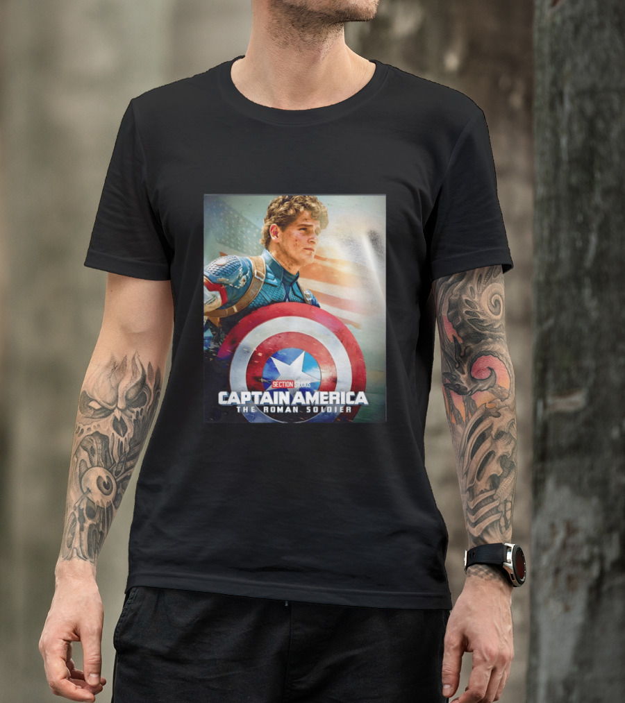 SECTION STUDIOS Captain America The Roman Soldier T-Shirt