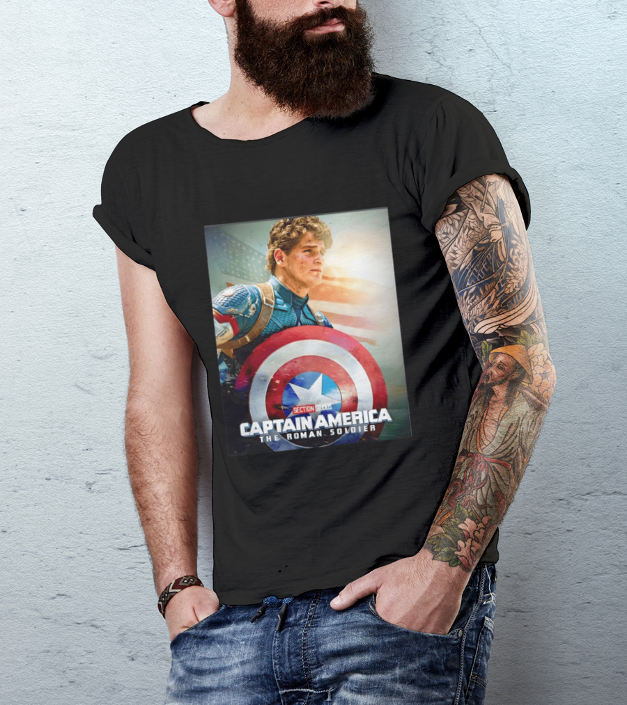 SECTION STUDIOS Captain America The Roman Soldier T-Shirt