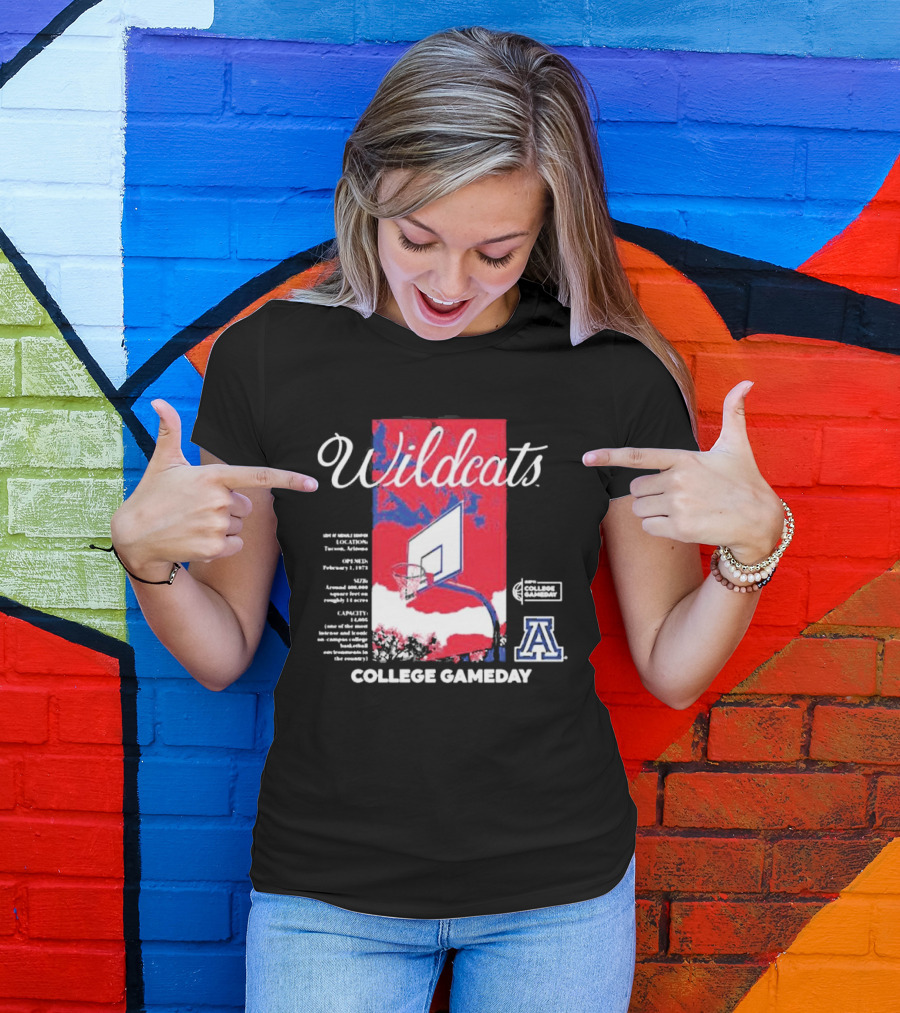 Arizona Wildcats Basketball College Gameday T-Shirt