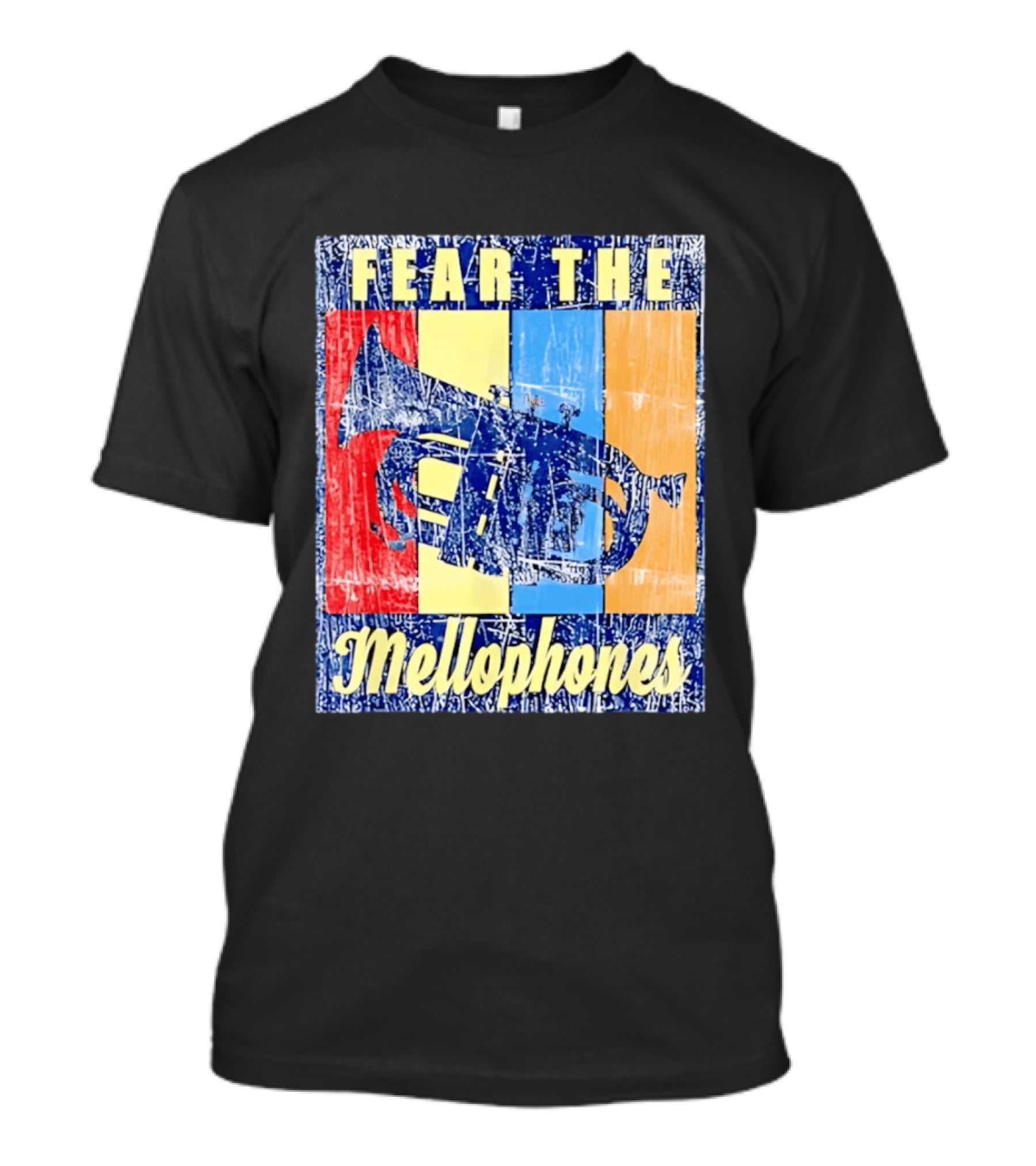 Fear The Mellophones Retro Trumpet Pop T-Shirt