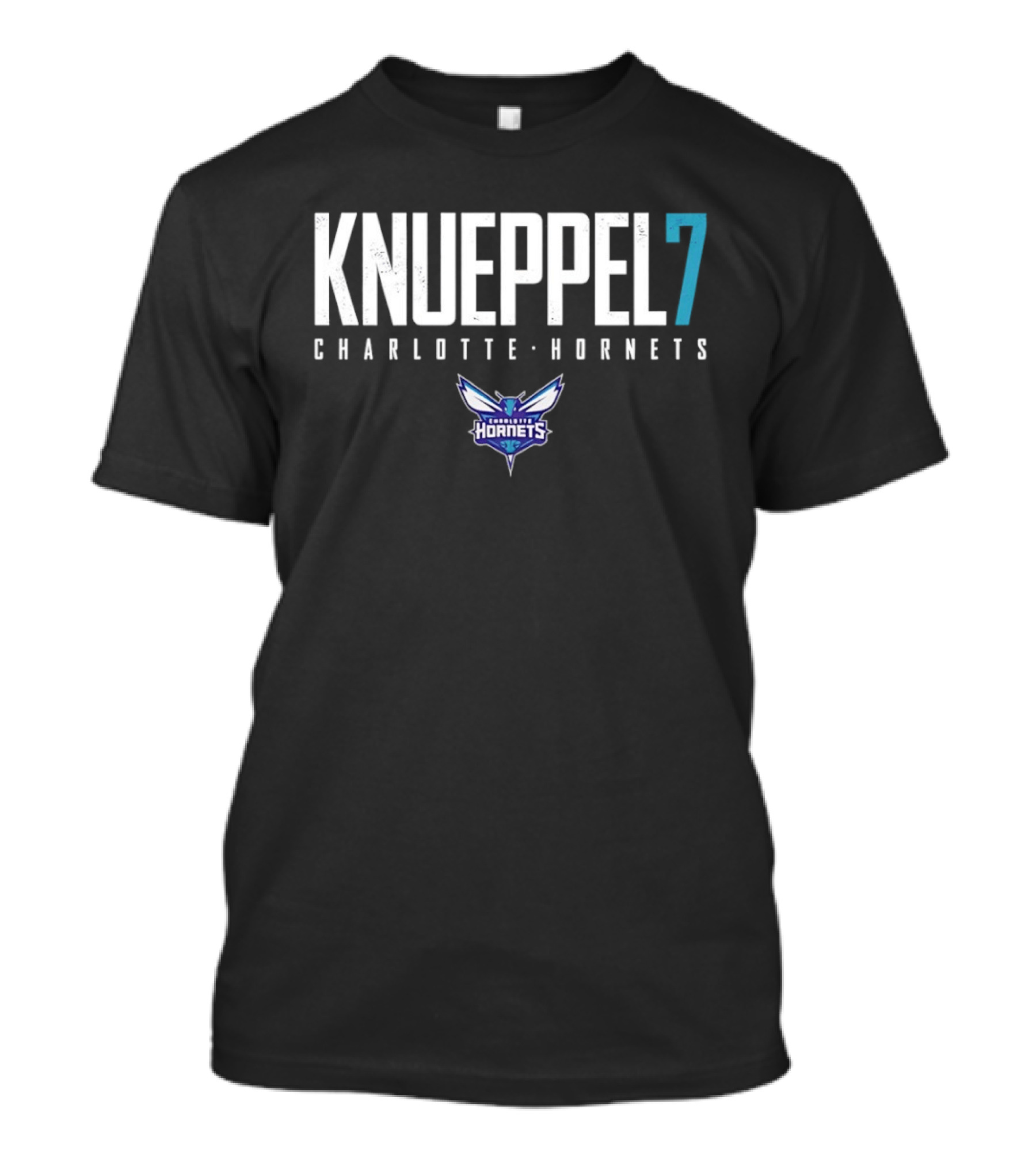 Knueppel 7 Charlotte Hornets Basketball Team NBA Fan Gear T-Shirt