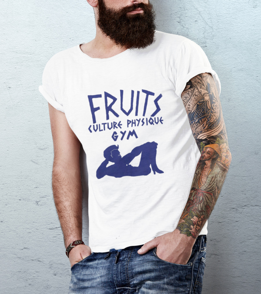 FRUITS Culture Physique Gym Silhouette Fitness T-Shirt