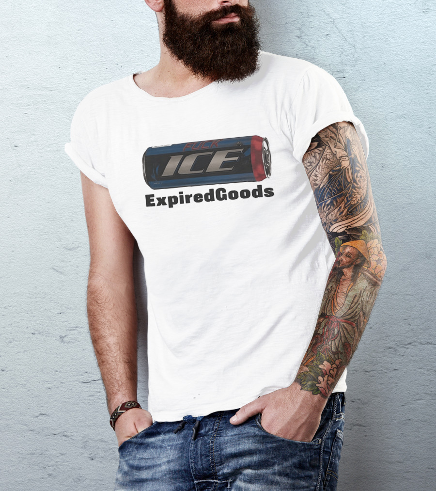 Expired Goods Fuck Ice Can Design Iconic Pop Culture T-Shirt