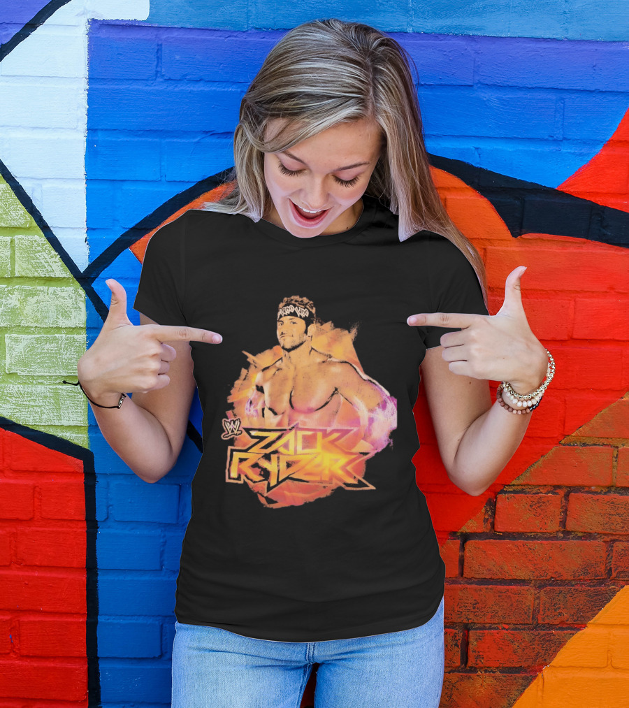 Zack Ryder WWE Woo Woo Woo Headband Wrestler T-Shirt