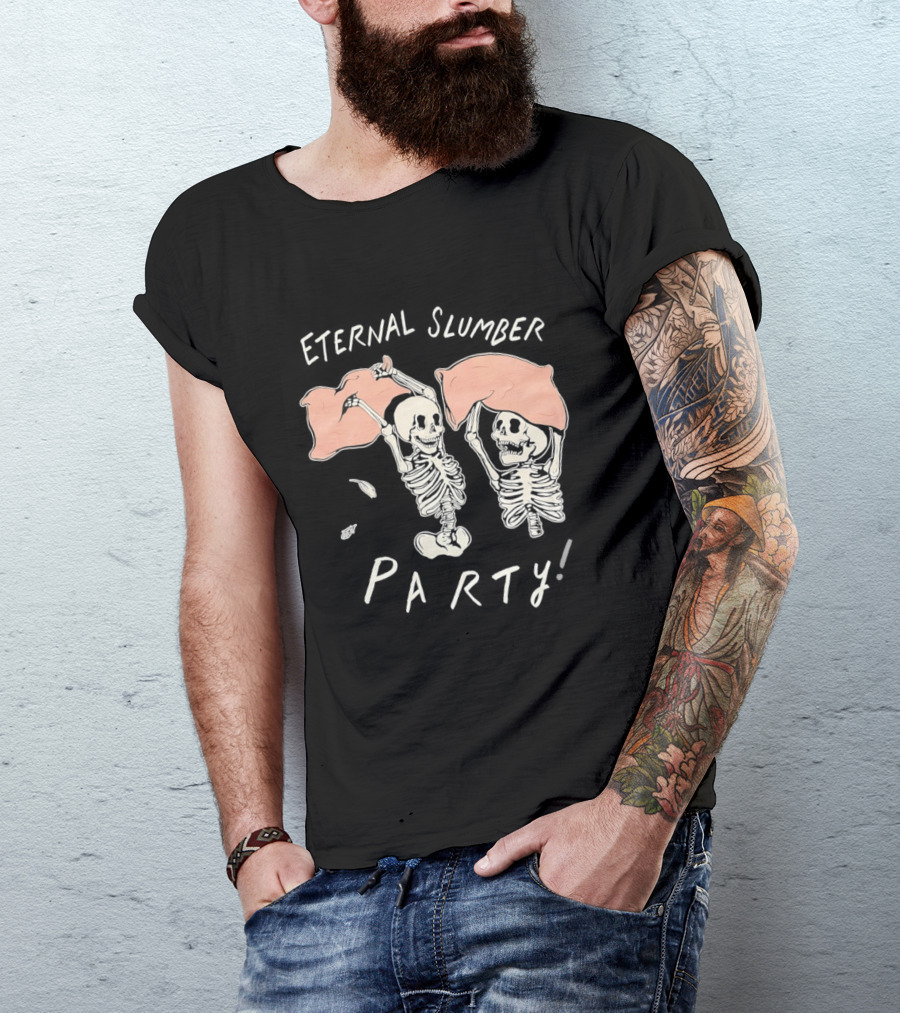 Skeleton Eternal Slumber Party Pajama Skeletons T-Shirt