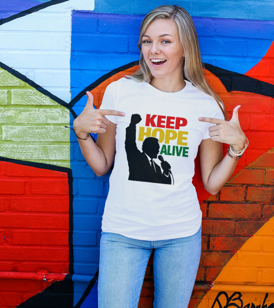 Keep Hope Alive Raised Fist T-Shirt