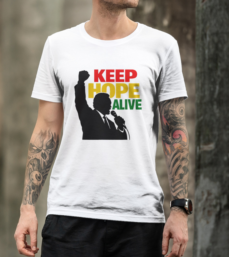 Keep Hope Alive Raised Fist T-Shirt