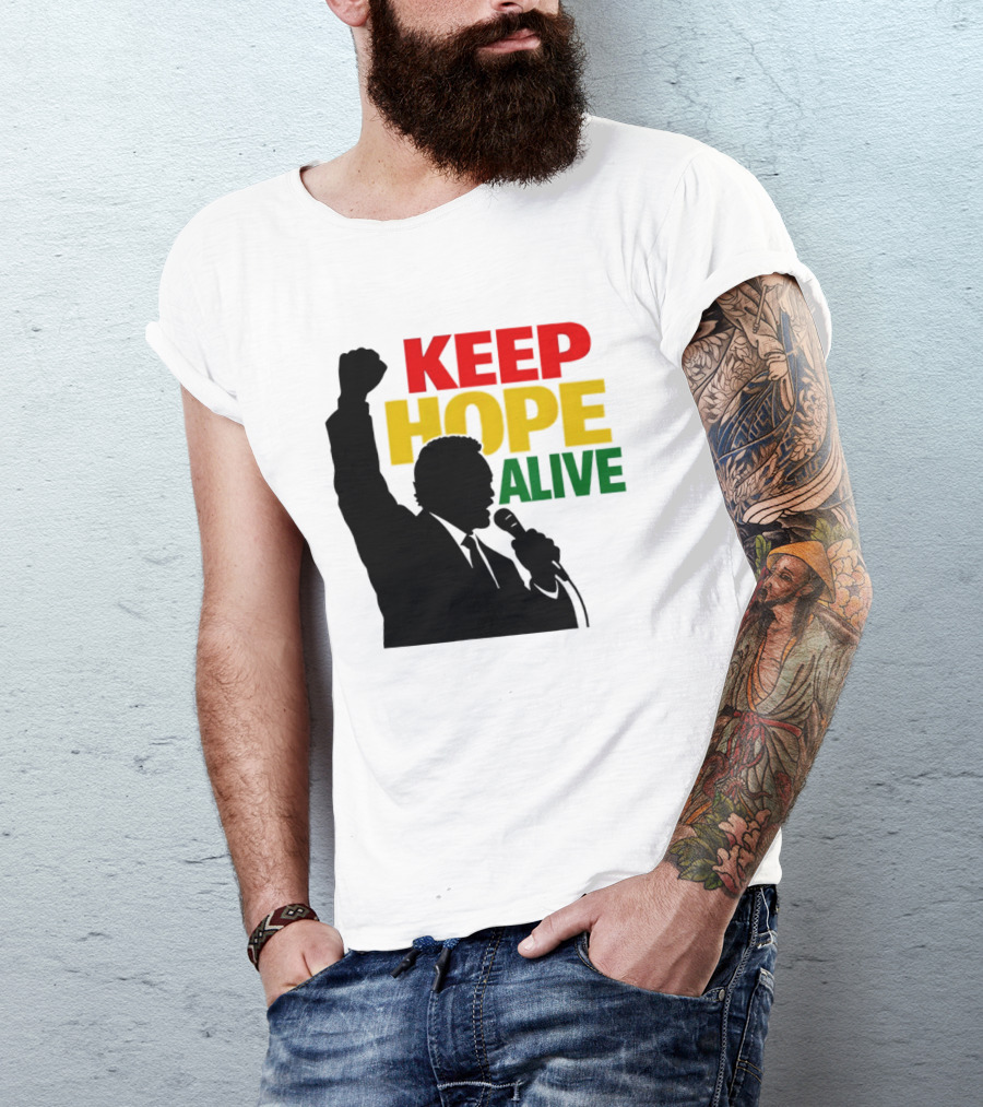 Keep Hope Alive Raised Fist T-Shirt
