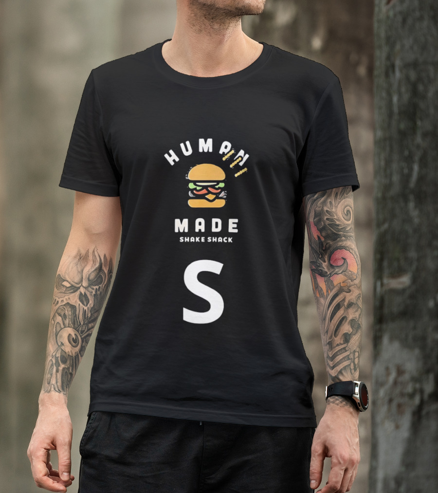 Human Made Shake Shack Hamburger Collaboration S T-Shirt