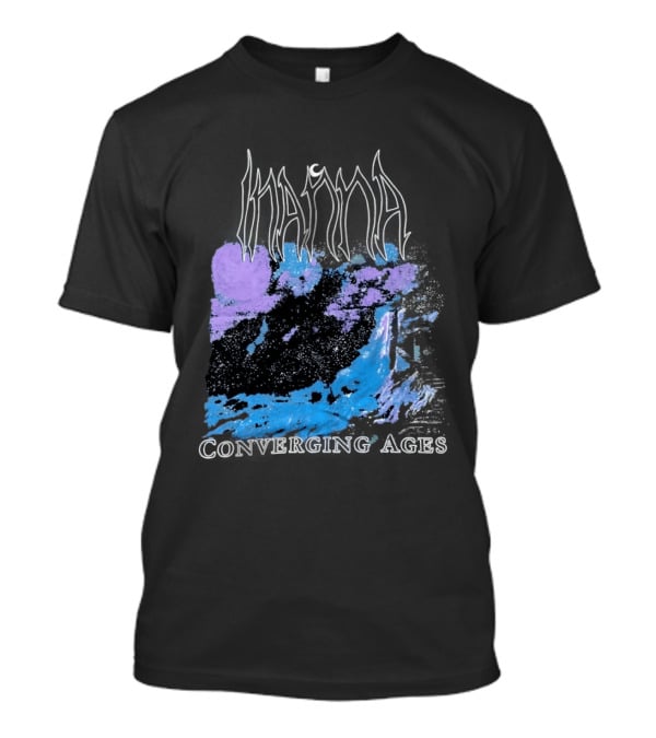 Inanna Converging Ages Abstract Purple And Blue T-Shirt