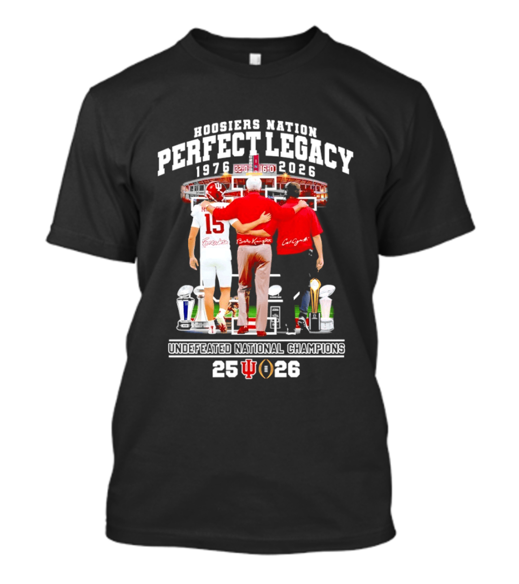Indiana Hoosiers Coach And Player Nation Perfect Legacy T-Shirt