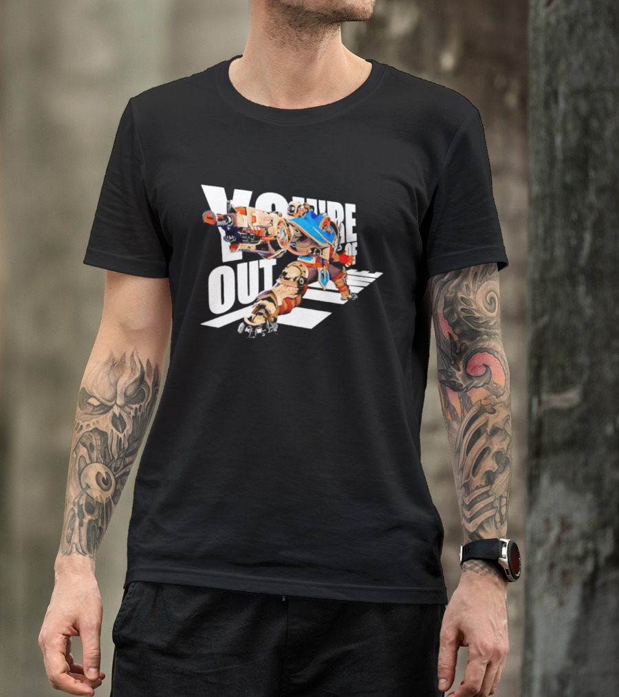 You're Out Of Time Paladins Video Game Character Action Pose T-Shirt