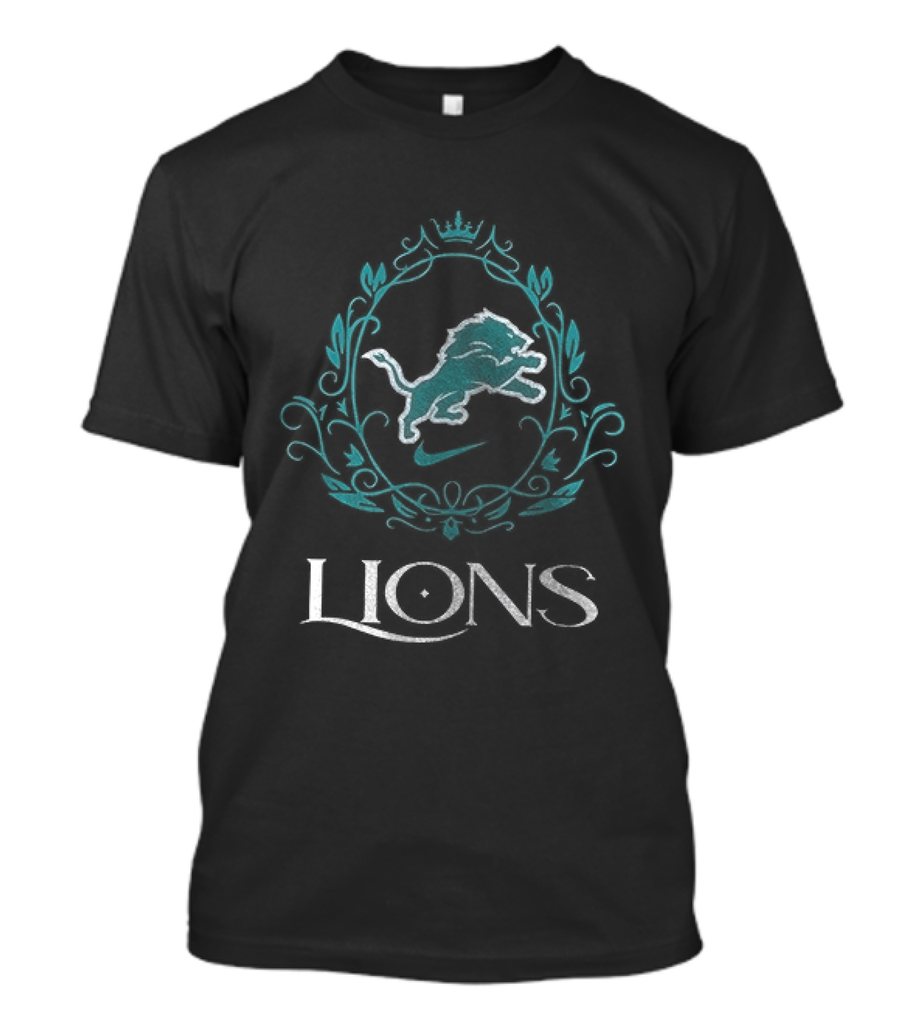 Detroit Lions Bridgerton Social Club Spilling The Tea Bee Crest T-Shirt