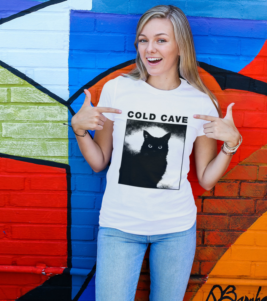 COLD CAVE Cat In Shadow T-Shirt