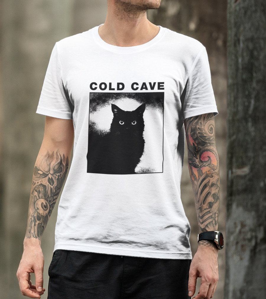COLD CAVE Cat In Shadow T-Shirt