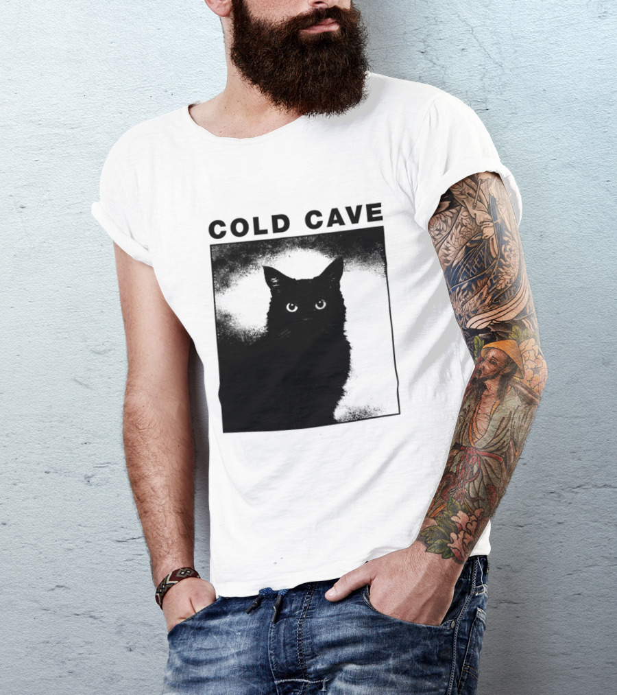COLD CAVE Cat In Shadow T-Shirt