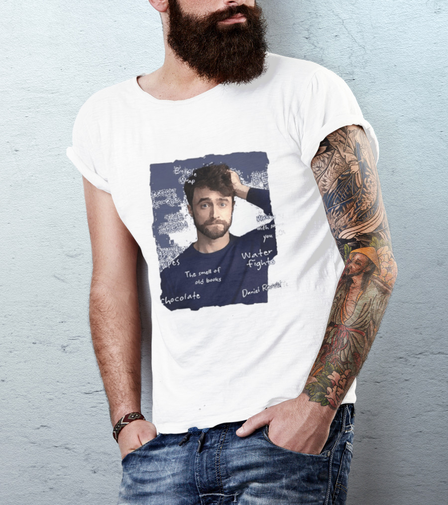 Bubble Wrap Beside Water Fights Ice Cream Chocolate The Smell Of Old Books Daniel T-Shirt