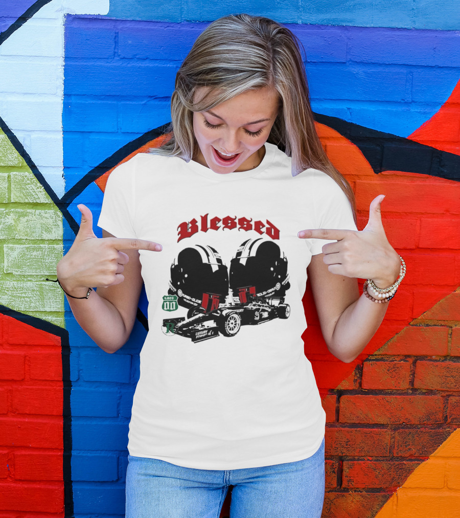 Blessed Formula 1 Racing Vintage Car T-Shirt