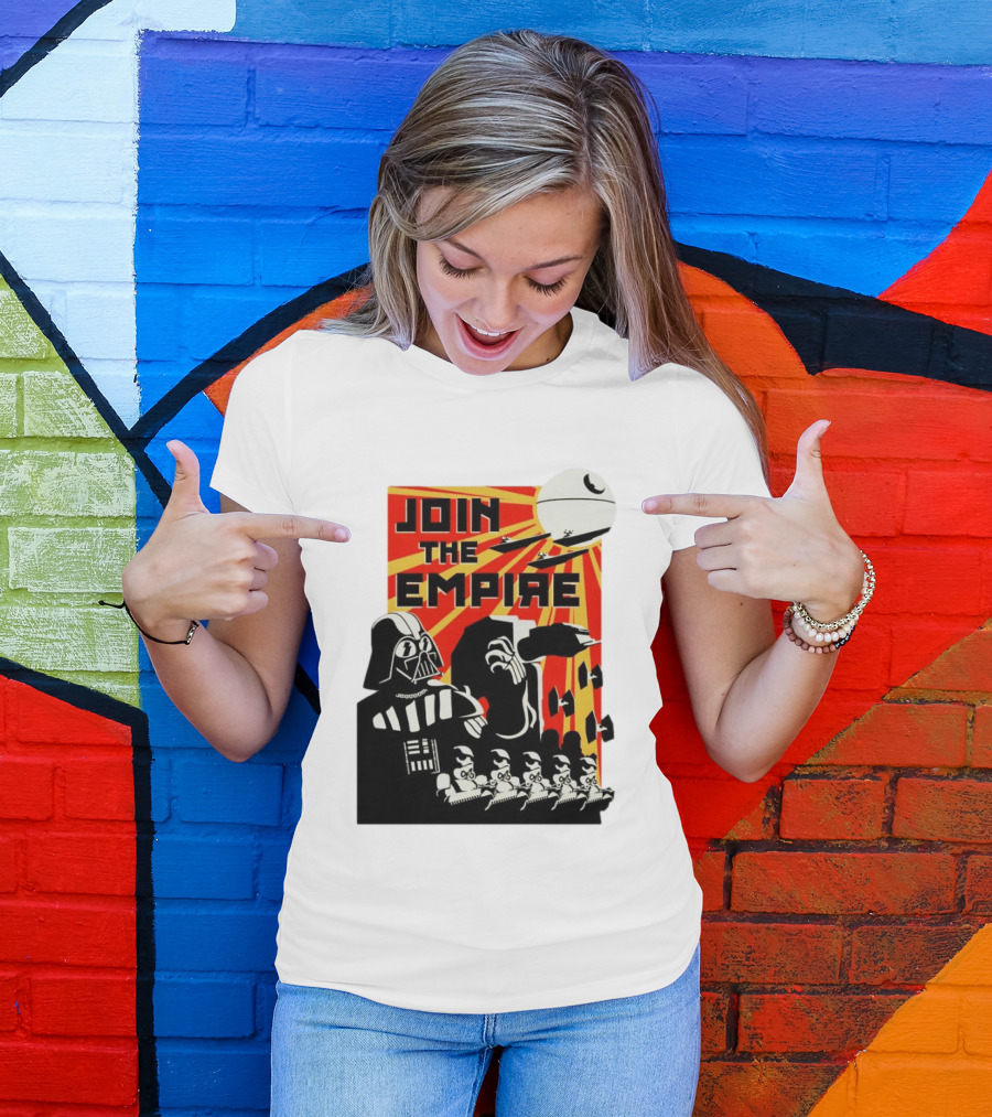 Join The Empire Propaganda Galactic Battle Recruitment T-Shirt