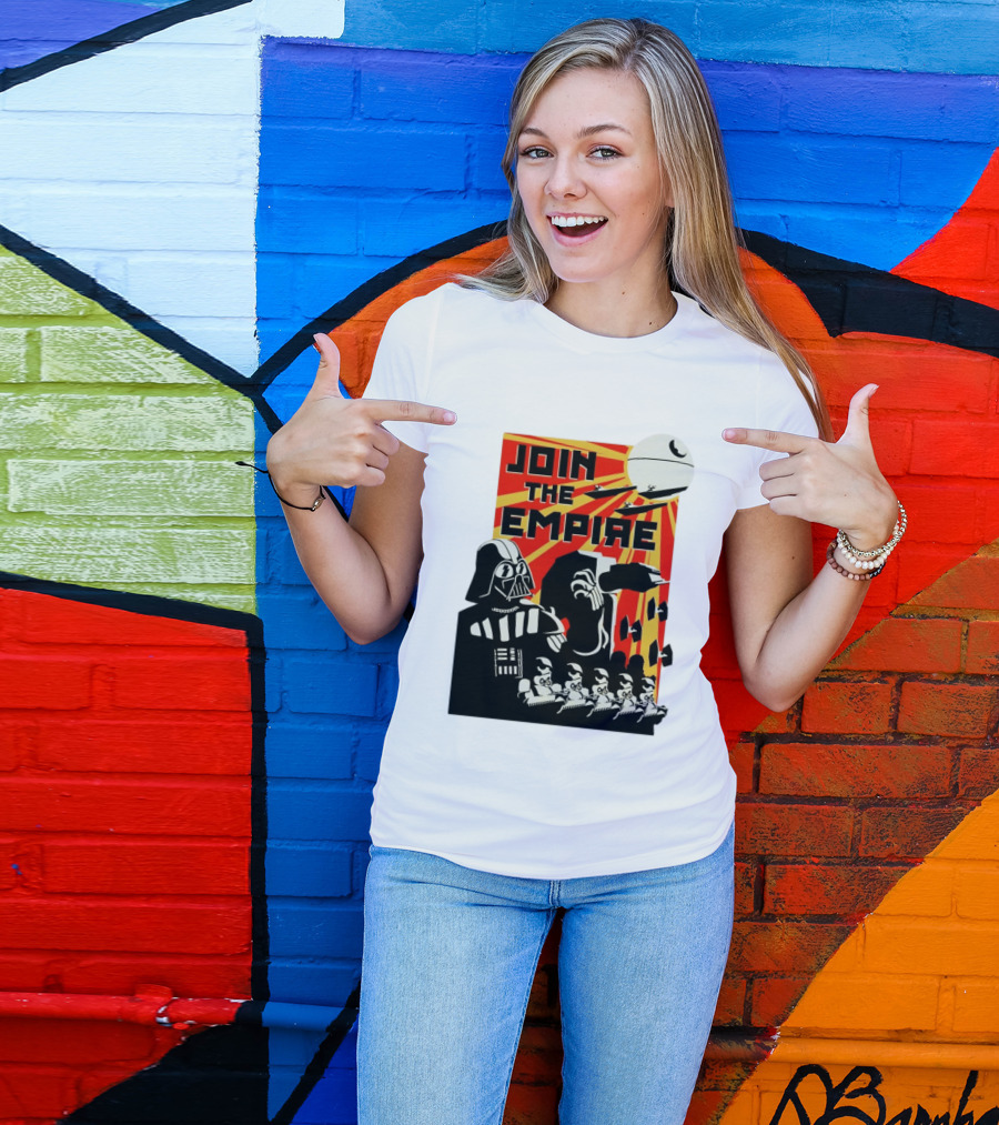 Join The Empire Propaganda Galactic Battle Recruitment T-Shirt