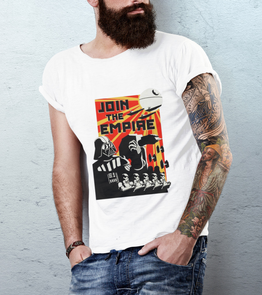 Join The Empire Propaganda Galactic Battle Recruitment T-Shirt