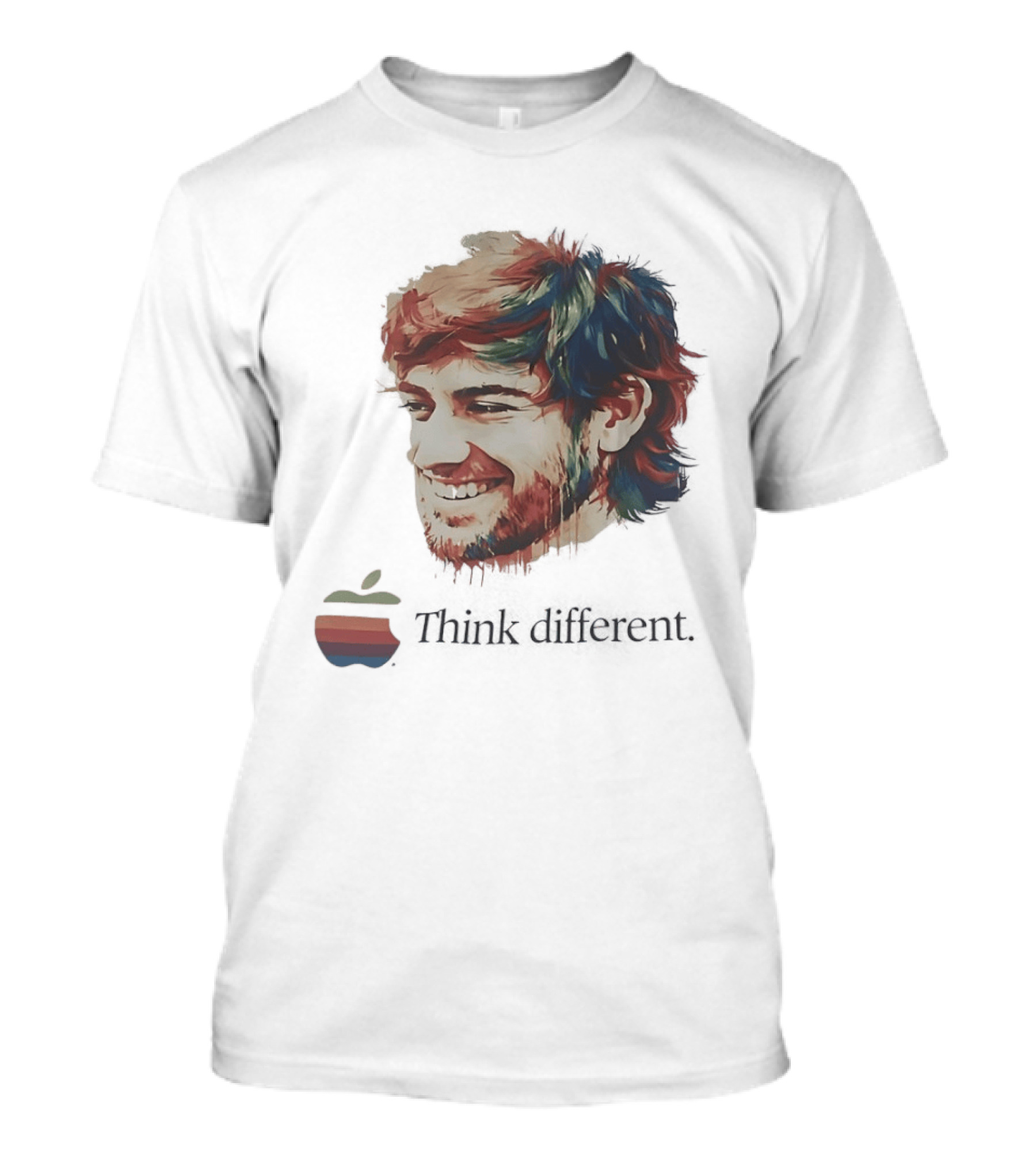 Apple Think Different Multicolored T-Shirt