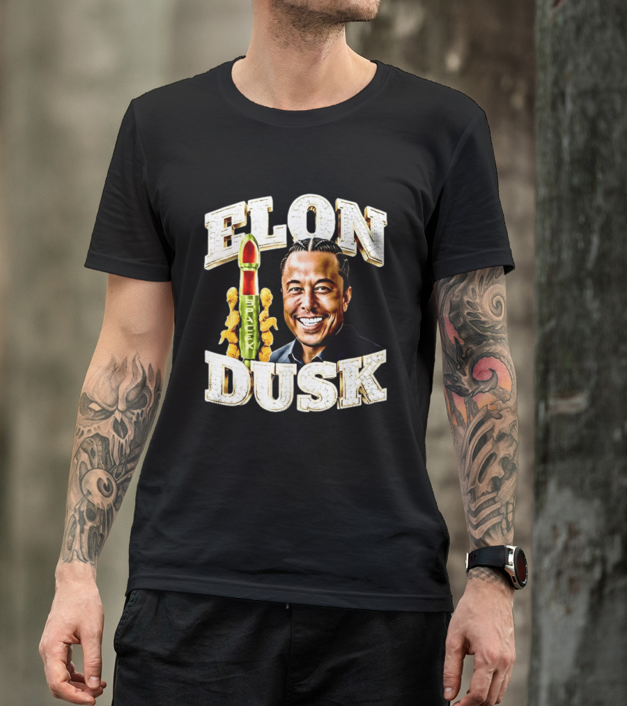Elon Dusk SpaceX Rocket And Teddy Bears T-Shirt