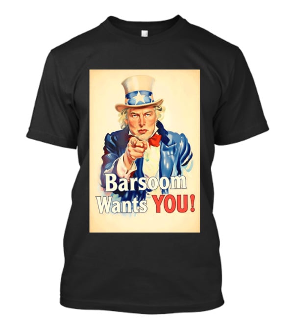 Elon Musk Uncle Sam Barsoom Wants You T-Shirt