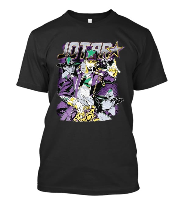 Jotaro Kujo Jojo's Bizarre Adventure Purple Star T-Shirt