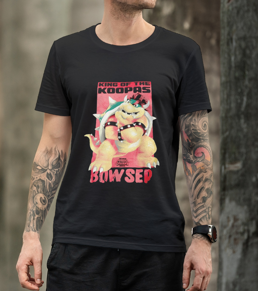 King Of The Koopas Bowser Mario Galaxy Movie T-Shirt