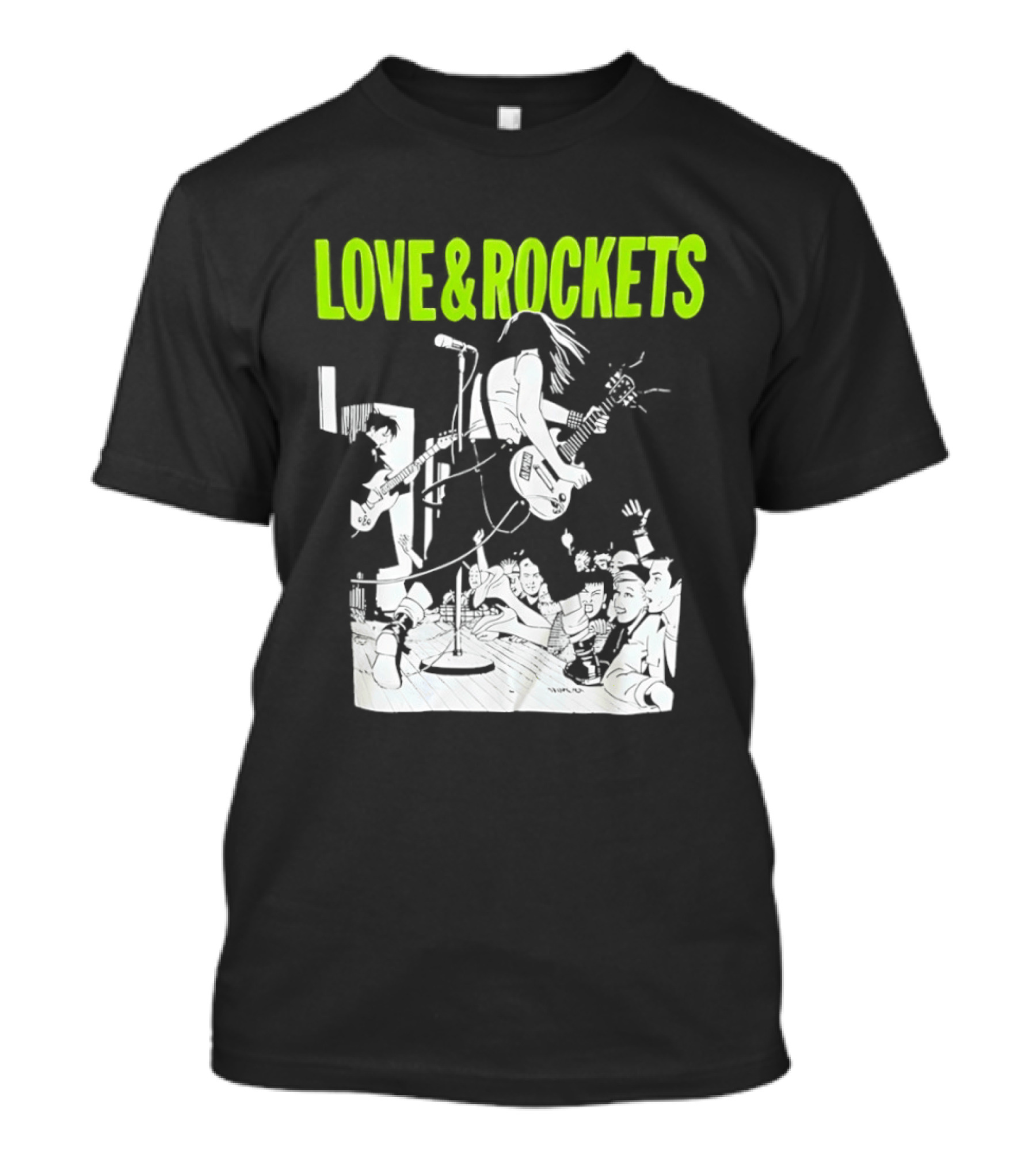 Love And Rockets Band Iconic Performance T-Shirt